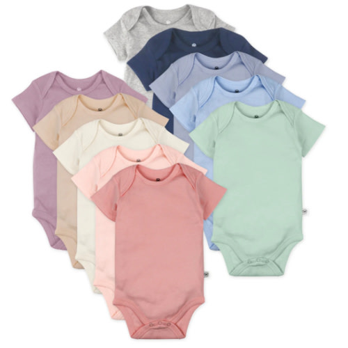 10-Pack Organic Cotton Short Sleeve Bodysuits | Honest Baby Clothing
