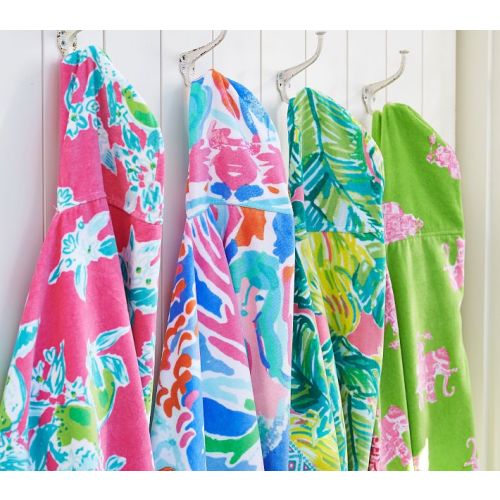 Lilly Pulitzer Mermaid Cove Beach Hooded Towel