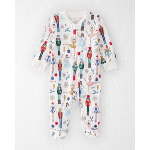 Little Planet By Carter's Organic Baby Christmas Sleep N' Play - Green/red 9m