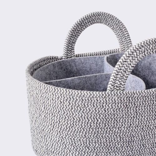 Coiled Rope Diaper Caddy with Dividers - Cloud Island™