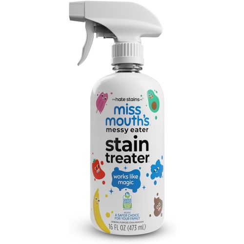 Miss Mouth's Messy Eater Stain Treater Spray - 16oz Stain Remover - Newborn & Baby Essentials - No Dry Cleaning Food, Grease, Coffee Off Laundry, Underwear, Fabric