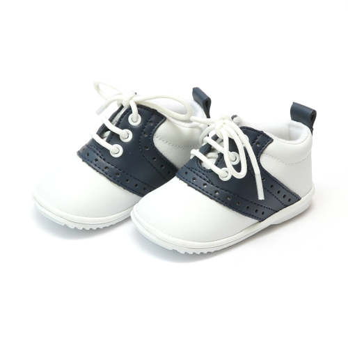 Size 3, Angel Baby Boy's Austin Leather Saddle Oxford Shoe (Baby) – L'Amour Shoes