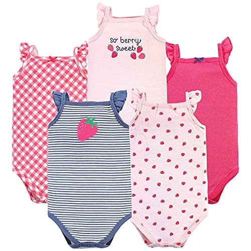 Hudson Baby Unisex Baby Cotton Sleeveless Bodysuits