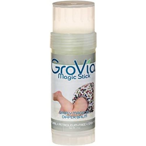 GroVia All Natural Magic Stick Baby Diaper Balm for Baby Diapering (2 oz)