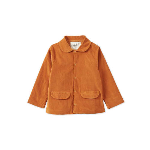 Baby Organic Cotton Velvet Jacket - Raw Sienna – Manymoons