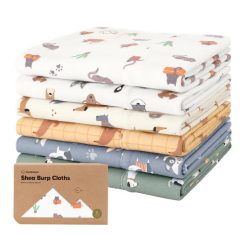 Kea Babies Shea Burp Cloths in Pets and Paws