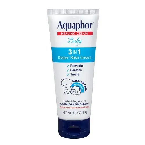 Aquaphor Baby Diaper Rash Paste, 3.5 Ounce (Pack of 3) (Packaging May Vary)
