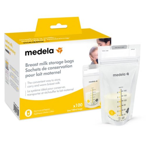 Medela Breast Milk Storage Bags - 6oz/180ml, 100 count