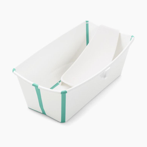 Flexi Bath with Newborn Support - White Aqua