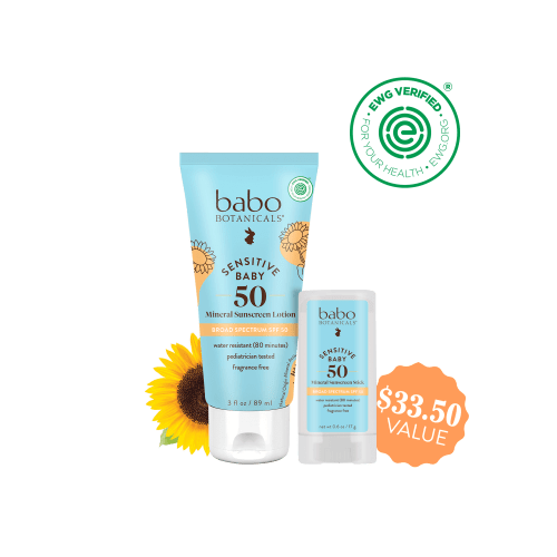 Sensitive Baby Mineral Sunscreen SPF50 Set