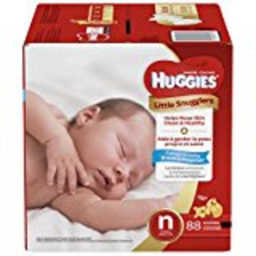 Pampers Swaddlers Disposable Diapers Size N, 120 Count