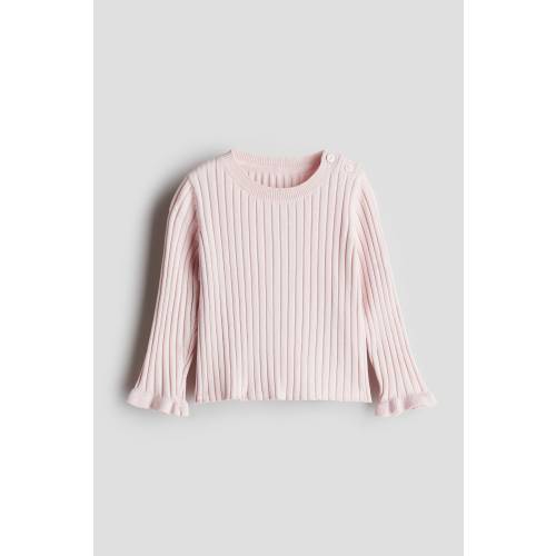 RIB-KNIT SWEATER