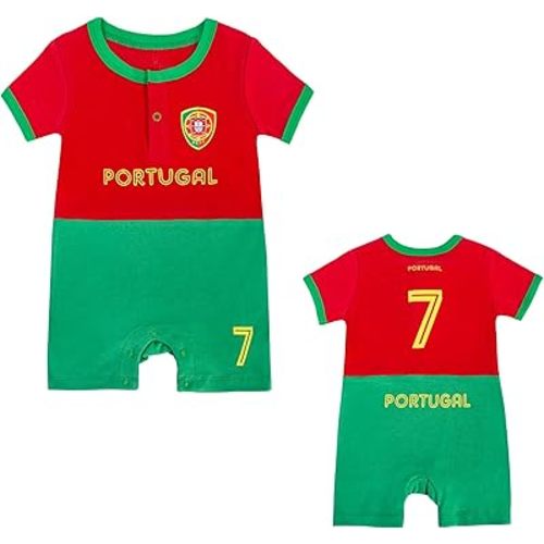 Cnins Soccer Baby Clothes - Matching Family Rompers 0-24M | Unisex Gifts for Futbol Game Days & Photo Shoots
