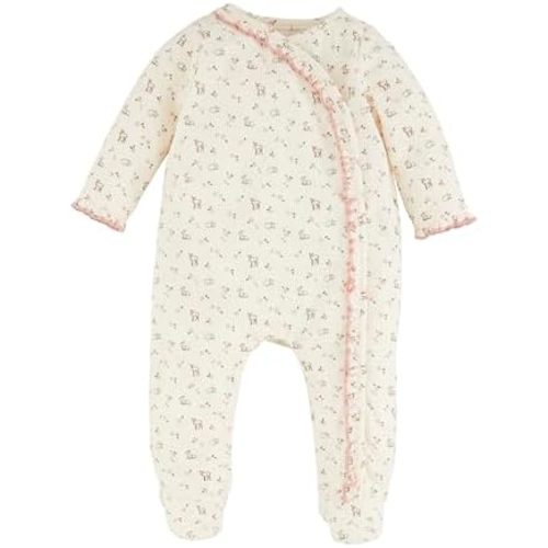 Mud Pie Girl's Baby Deer Ruffle Sleeper