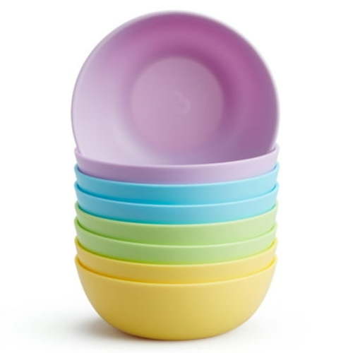 Munchkin® Multi™ Baby and Toddler Bowls, BPA-free, Multicolor, Unisex, 8 Pack