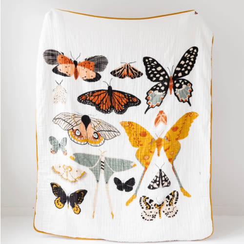 Butterfly Collector Throw Blanket
