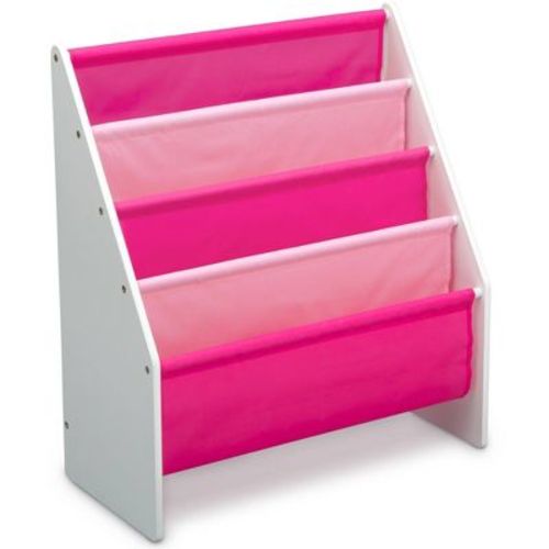 Delta Children Sling Book Rack Bookshelf For Kids' - White/pink