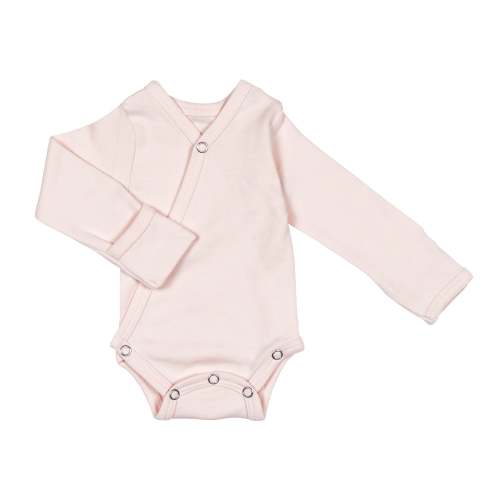 Organic Kimono Bodysuit in Blush