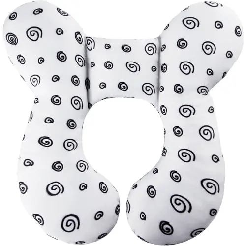 KAKIBLIN Baby Travel Pillow, Upgraded Baby Neck Pillows for Car Seat Toddler Head and Neck Support Pillow for Car Seat, Pushchair (Snail)