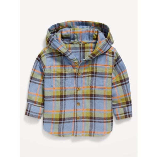 Plaid Hooded Shacket for Baby | Old Navy