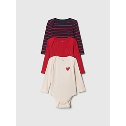 Baby First Favorites TinyRib Bodysuit (3-Pack) | Gap