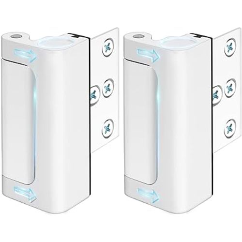 Door Lock for Front Door Kids Safety - Home Security Door Reinforcement Locks Child Proof for Doors Latches for Top of Inside Childproof Flip for Night Bedrooms Apartment Add Extra Lock