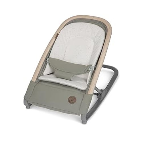 Maxi-Cosi Kori 2-in-1 Baby Bouncer Seat for Infants, Baby Rocker Chair, Portable Baby Bouncer, Classic Green