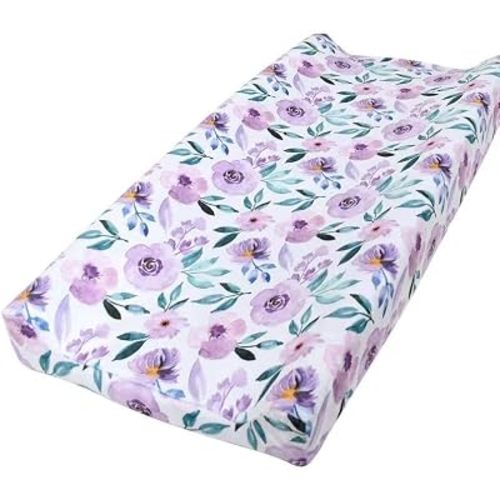 Amazon.com: iEvolve Changing Pad Cover Ultra Soft Minky Dots Changing Table Cover Breathable Changing Table Sheet Diaper Changing Pad Cover for Baby Boys Girls (PurpleRose) : Baby