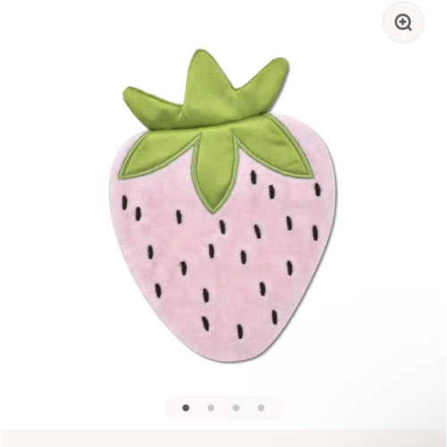 Mini Strawberry Crinkle Blankie