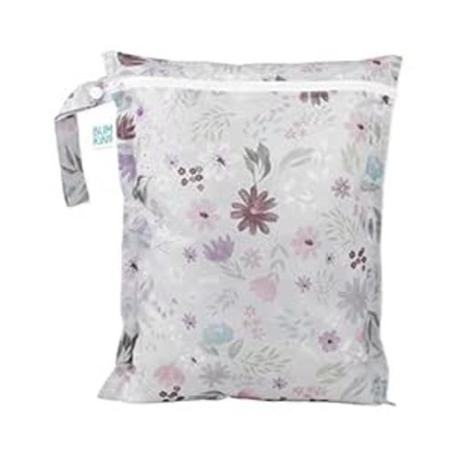 Amazon.com : Bumkins Waterproof Wet Bag for Baby, Travel, Swim Suit, Cloth Diapers, Pump Parts, Pool, Gym Clothes, Toiletry, Strap to Stroller, Daycare, Zipper Reusable Bag, Wetdry Packing Pouch, Florals Gray : Baby