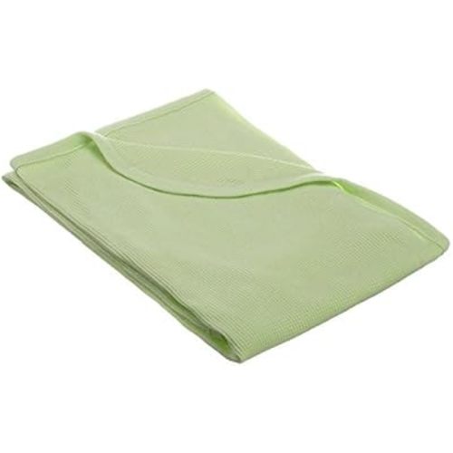 TL Care 100% Cotton Thermal Waffle Swaddle Blanket, Soft, Breathable & Stretchy, Celery, 30" x 40" for Boys and Girls, Perfect for Swaddling, Travel and Gifting