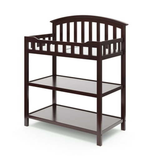 Graco Infant Changing Table with Changing Pad, Espresso
