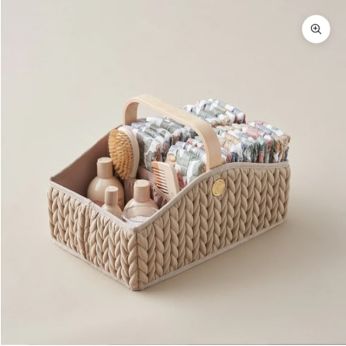 Diaper Caddy Beige