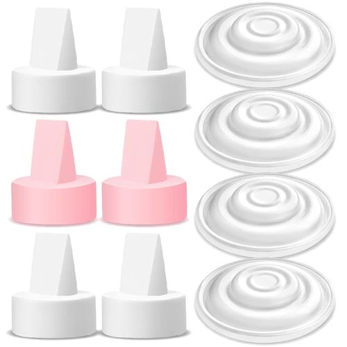 Maymom Pump Parts Compatible with Spectra S1 Spectra S2 Spectra Incl Duckbill Valve Replace Spectra Duckbill Valve Spectra S2 Replacement Parts Not Original Spectra Pump Parts (6 Duckbill 4 Membrane)