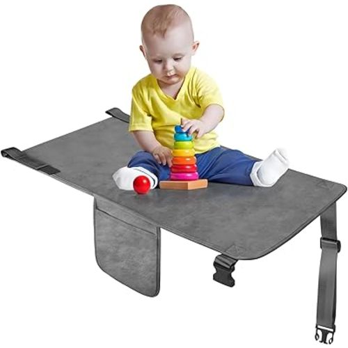 Toddler Airplane Bed, Kids Airplane Seat Extender Travel Bed, Kids Airplane Travel Essentials, Airplane Must Have for Toddlers, Baby Portable Plane Bed for Flights
