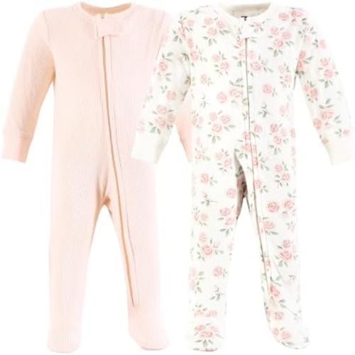 Hudson Baby Unisex Baby Thermal Zipper Sleep and Play 2pk