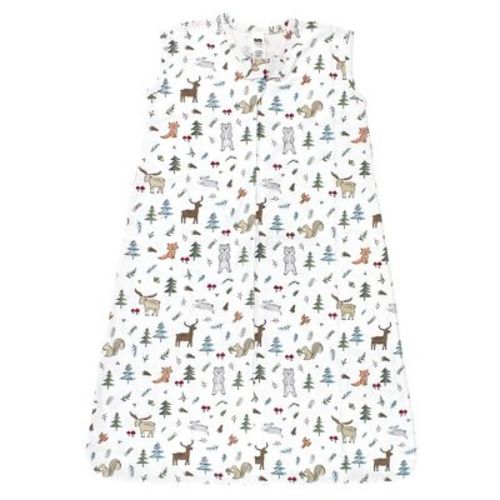 Hudson Baby Unisex Baby Cotton Sleeveless Wearable Sleeping Bag, Sack, Blanket, Woodland Friends, 12-18 Months