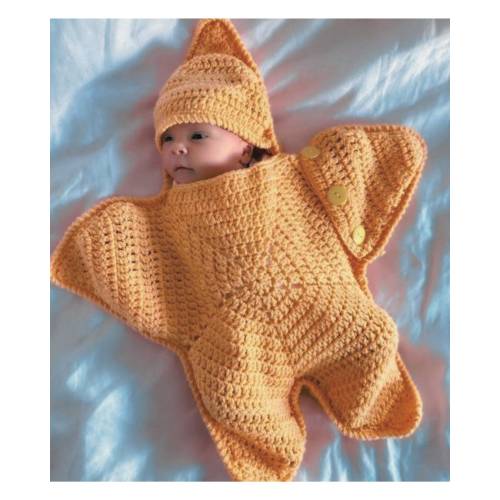 Star Cocoon - Star Snuggy - Baby Star Snuggy - Baby star Cocoon - Coccoon - Newborn to 2 months - Crochet Star Pattern - Crochet Pattern