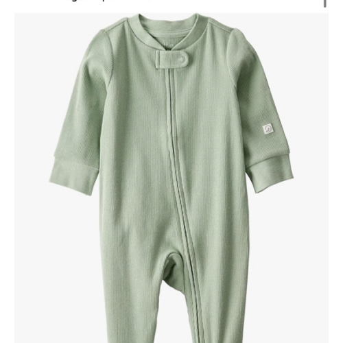 little planet by carter's Baby Sleep and Play made with Organic Cotton, Sage Green, NB