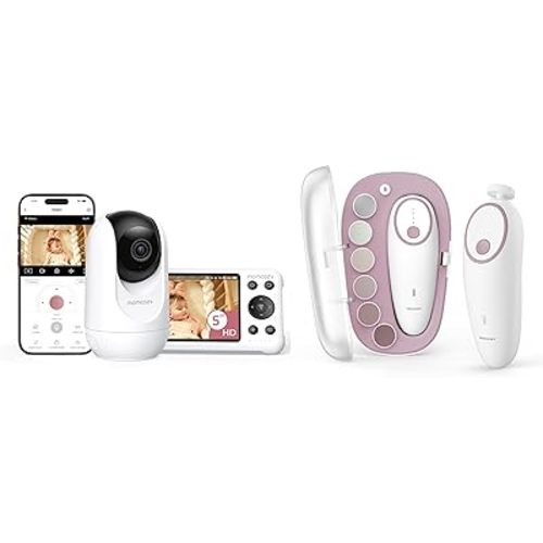 Momcozy Baby Nail File Electric Smart WiFi Baby Monitor with Camera and Audio