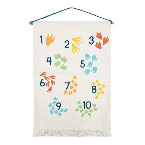 The Big One® Dinosaur Tracks Natural Wall Tapestry