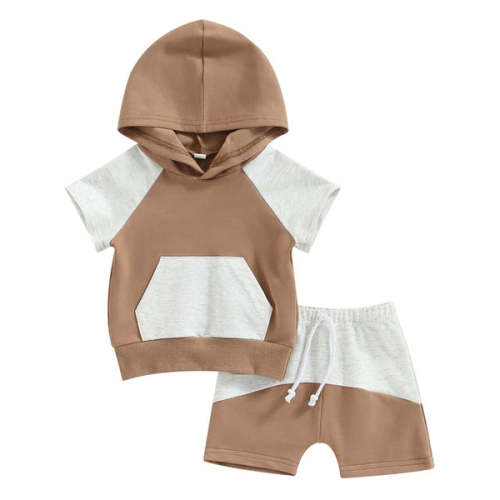 Ezra short set in tan