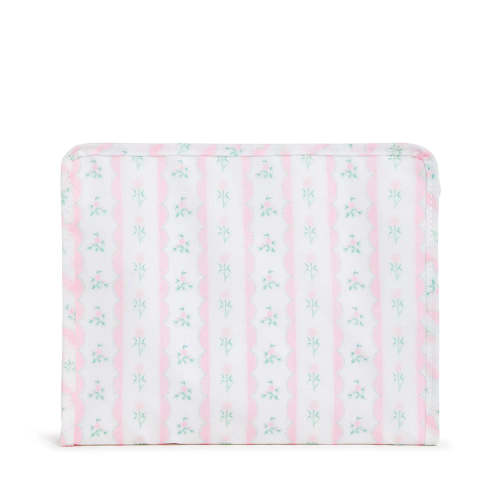 TRVL Design - Roadie Large Zip Pouch - Ribbon Floral Pink - Sweet E's Children's Boutique