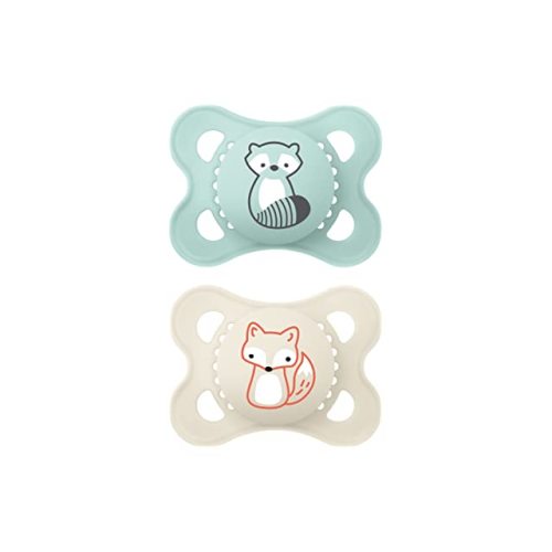 Amazon.com : MAM Original Start Matte Newborn Baby Pacifier, Best Pacifier for Breastfed Babies, Sterilizer Case, Unisex, 0-3 Months (Pack of 2) : Baby