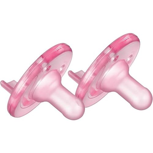 Philips Avent Super Soothie Pacifier, Pink, 3+ months, 2 Pack, SCF192/07