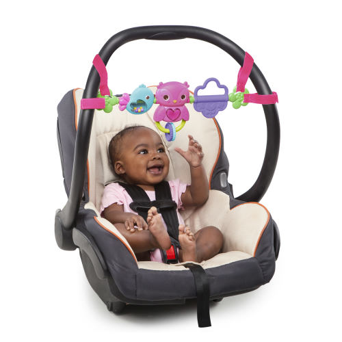 Bright Starts Busy Birdies Musical Toy Bar with Lights for Newborns