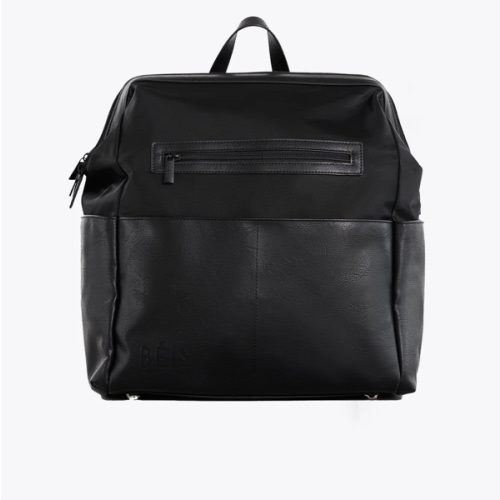 BÉIS 'The Diaper Backpack' in Black - Black Diaper Bag & Diaper Backpack