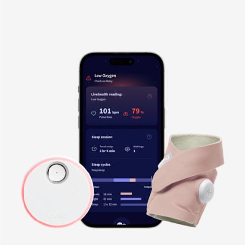 Owlet Dream Sock® - FDA-Cleared Smart Baby Monitor - Track Live Pulse (Heart) Rate, Oxygen in Infants - Receive Notifications