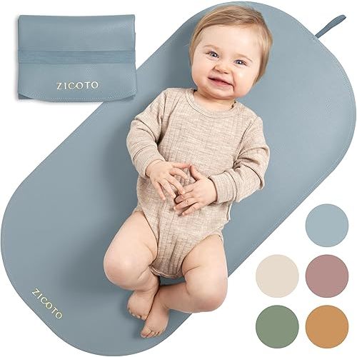 Beautiful Portable Baby Changing Pad - Wipeabl - The Perfect Waterproof Pad for Traveling