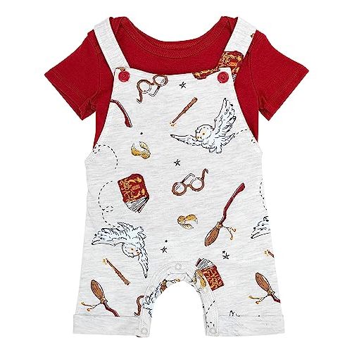 Harry Potter Baby Boys T-Shirt and Shortall Romper Set Gifts Baby Clothes